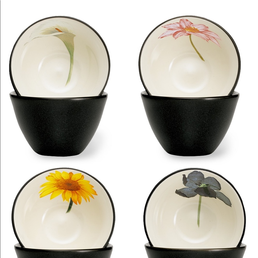 Two sets Noritake color-wave collection mini bowls (8 bowls)